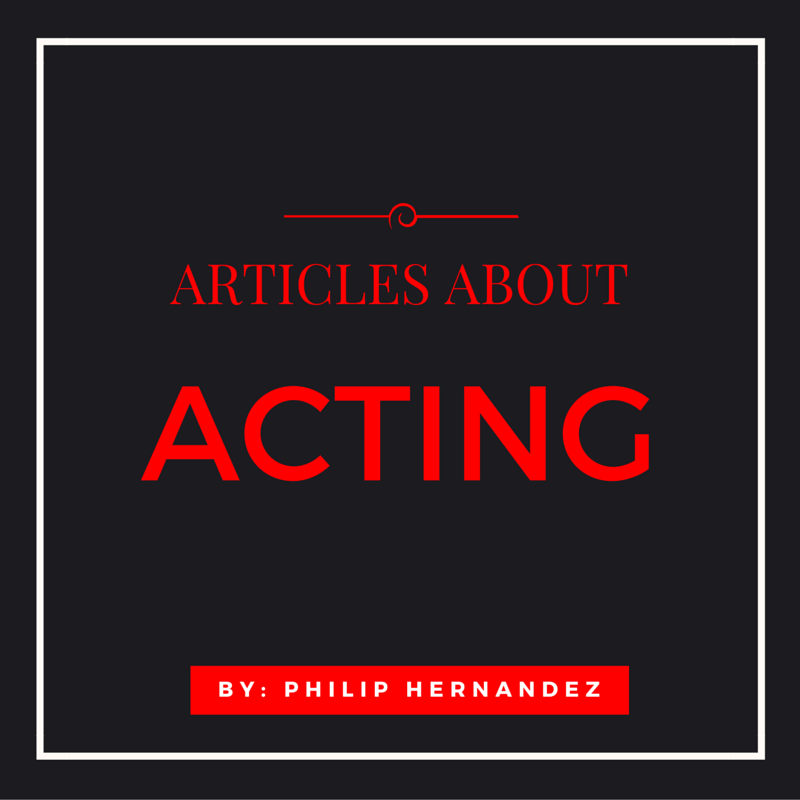 ARTICLES about acting